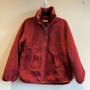 Madewell Polartec® Fleece Half-Zip Jacket
